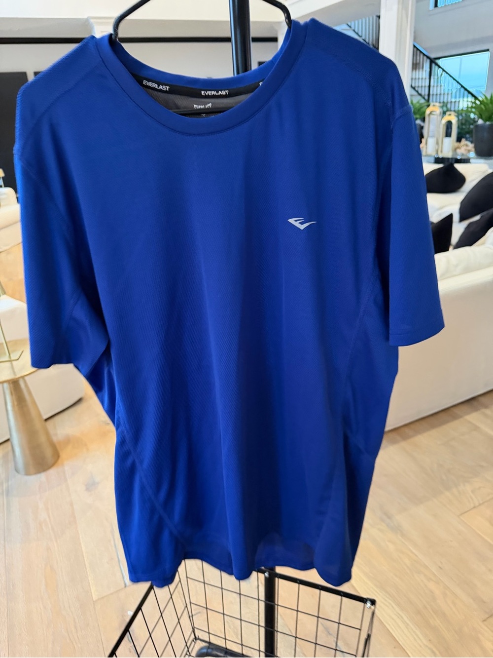 Everlast Men’s Short-Sleeve Athletic Tee — Blue